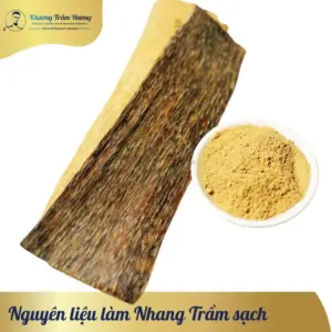 Nguyên liệu làm nhang trầm sạch