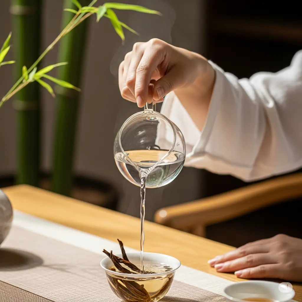 Quy trình các bước pha trà trầm hương để giữ trọn vẹn hương vị.